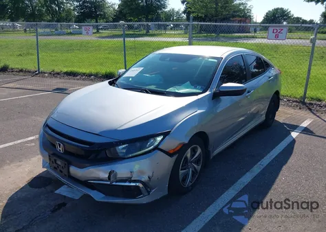 2019 Honda Civic Lx from USA, damaged, VIN 2HGFC2F65KH505184